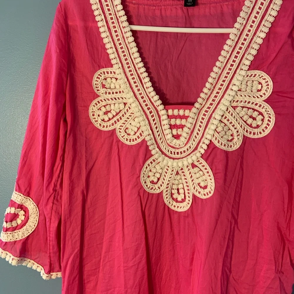 J Crew pink summer midi dress - Picture 5 of 8